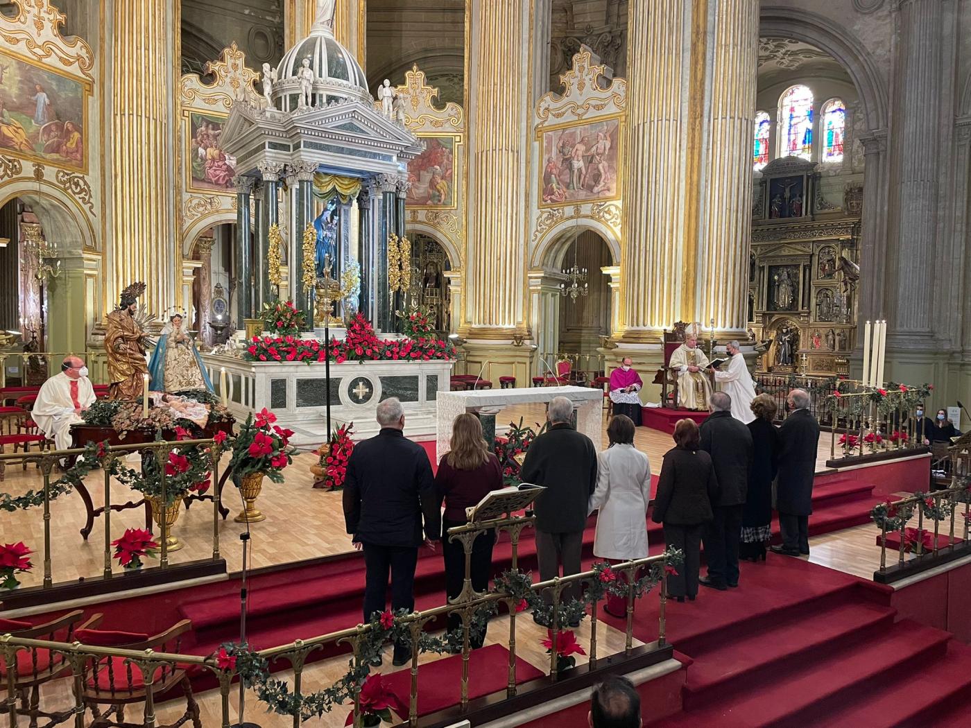 Día de la Sagrada Familia 2021 en la Catedral de Málaga // E. LLAMAS