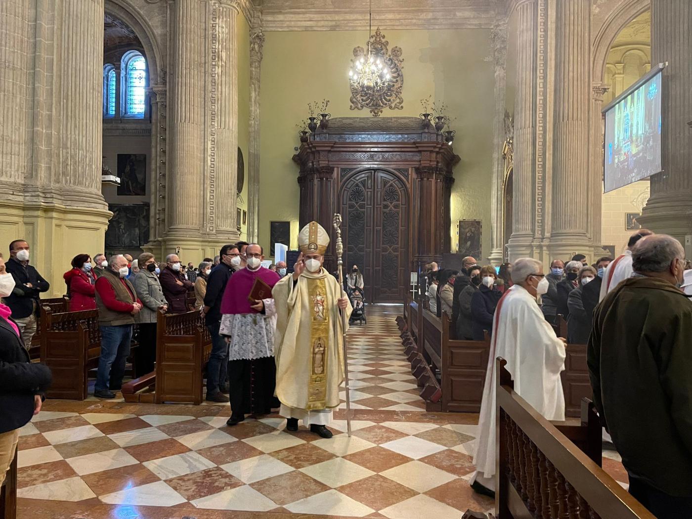 Día de la Sagrada Familia 2021 en la Catedral de Málaga // E. LLAMAS