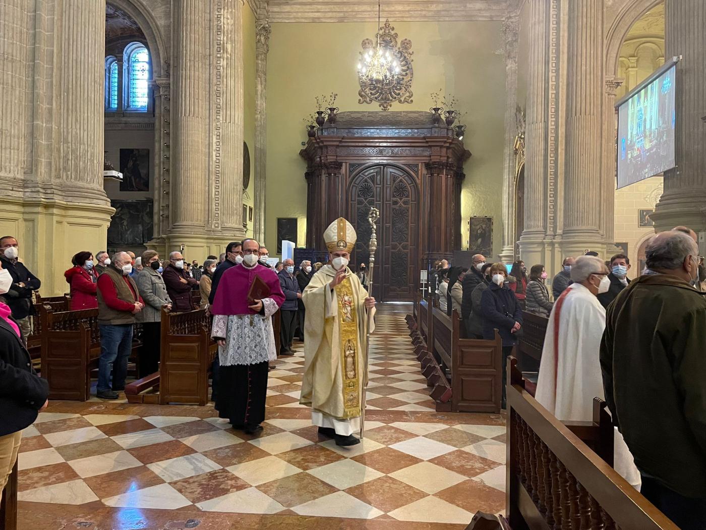 Día de la Sagrada Familia 2021 en la Catedral de Málaga // E. LLAMAS