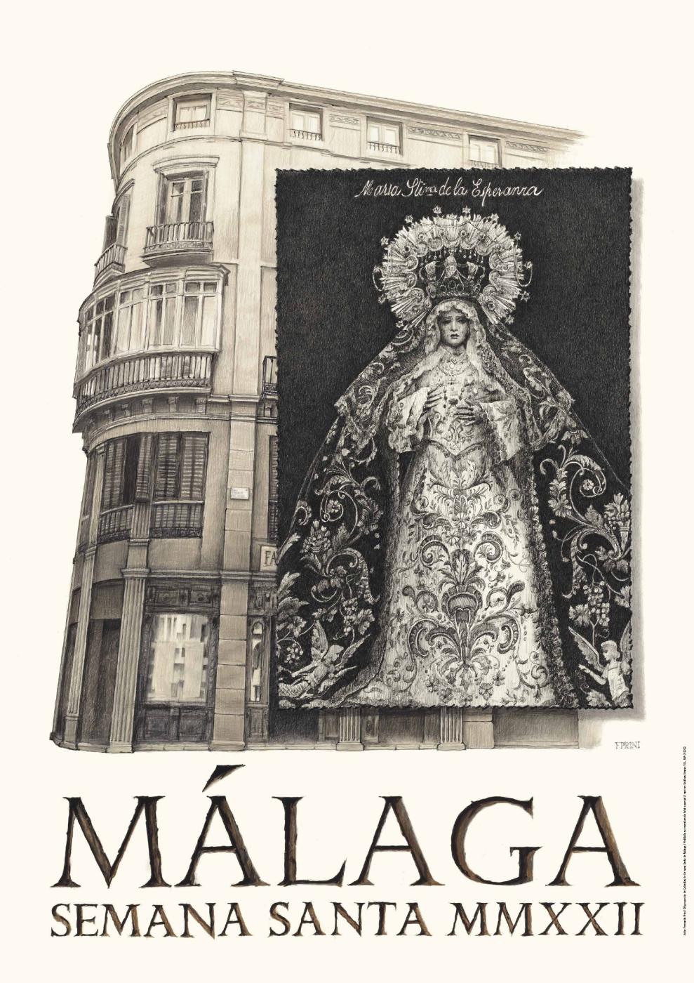 Cartel de la Semana Santa de Málaga 2022