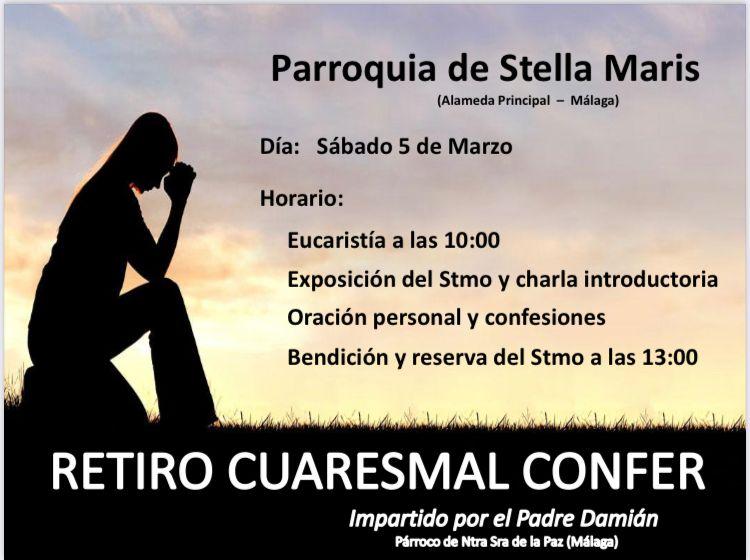 5 de MARZO. Retiro Cuaresmal CONFER