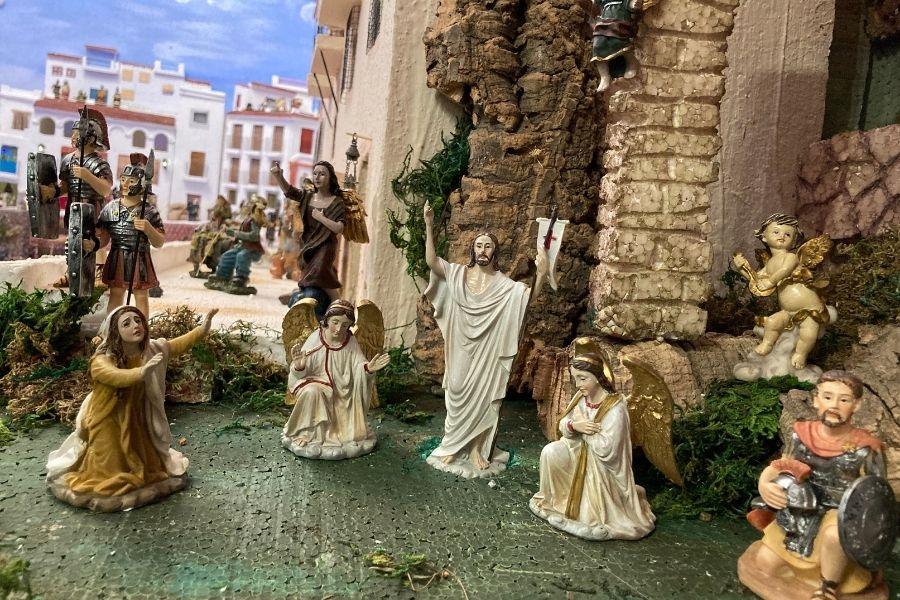 Escena de la Pasión de Cristo en la parroquia de Frigiliana