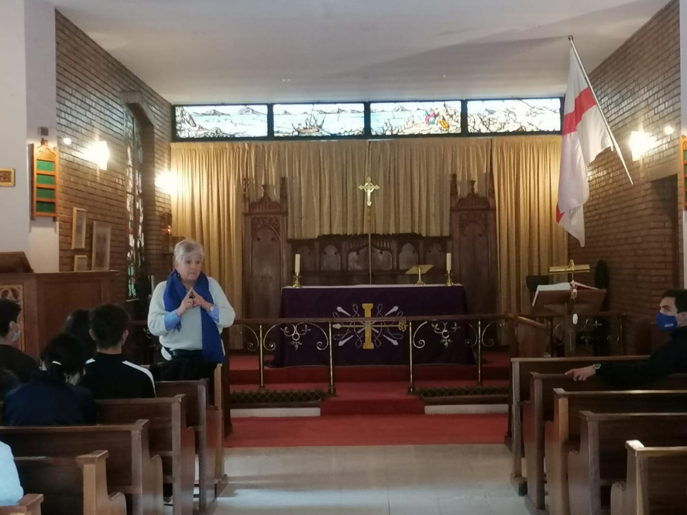 Estudiantes malagueños visitan a la Iglesia Evangélica y Anglicana de Málaga para avanzar en el camino ecuménico