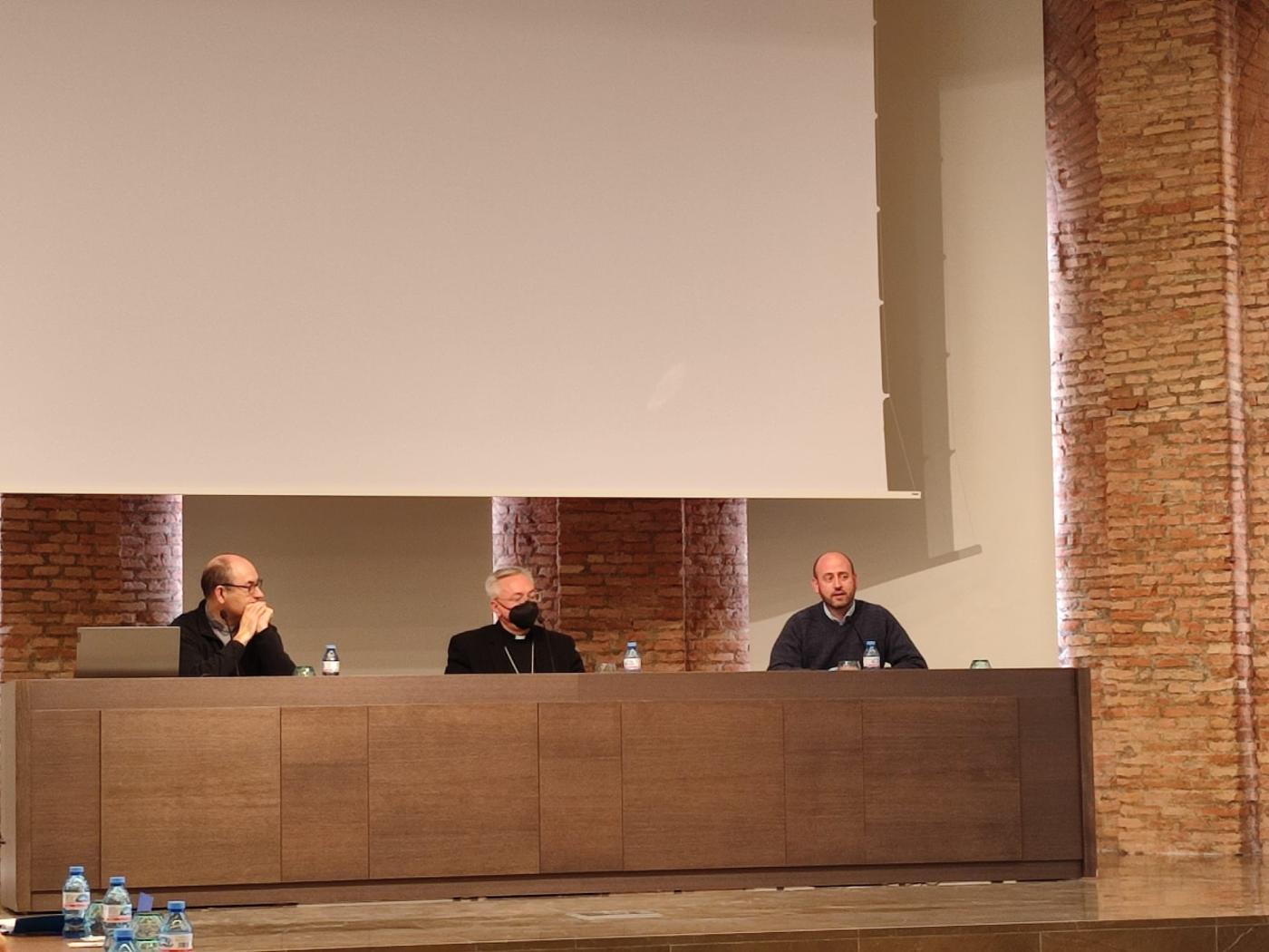 Jesús Hurtado, delegado de Catequesis de Málaga, durante las jornadas