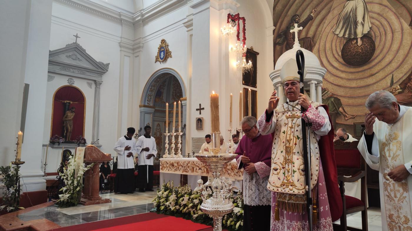 75 aniversario de la Agrupación de Cofradías de Semana Santa en Vélez-Málaga (Parroquia de San Juan Bautista-Vélez-Málaga)