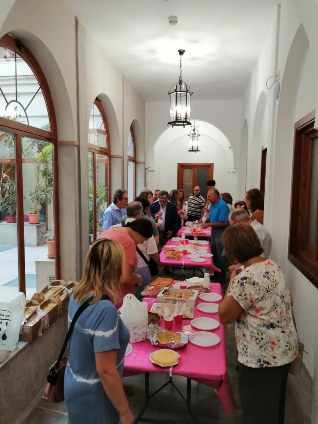 Ágape fraterno en el Centro Superior de Estudios Teológicos San Pablo de la capital