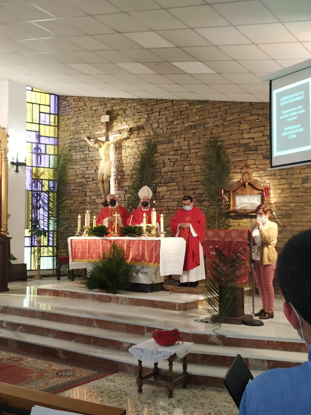 Visita Pastoral del Sr. Obispo en la parroquia de San Sebastián, en Coín