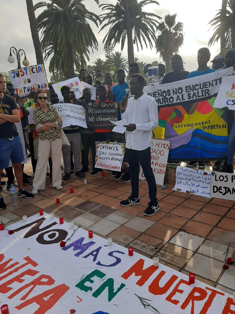 La Iglesia de Melilla sale a la calle por la muerte de personas migrantes en la valla