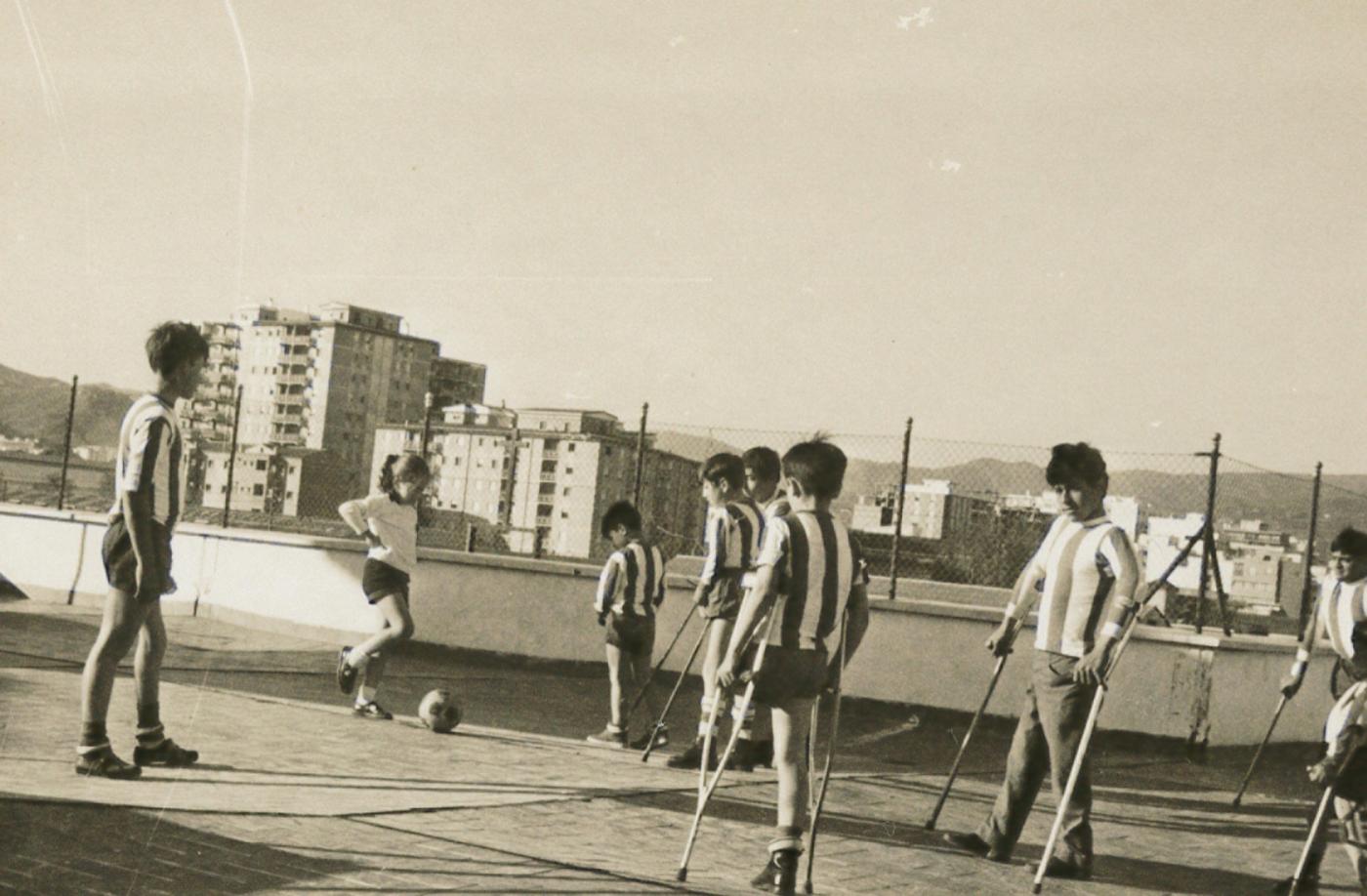 El Cottolengo de Málaga acogió a muchos niños afectados por la poliomielitis