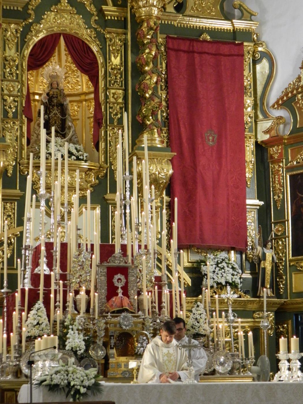 Celebración de las bodas de plata sacerdotales del P. Luis Javier Reyes Marzo en la parroquia de la Encarnación