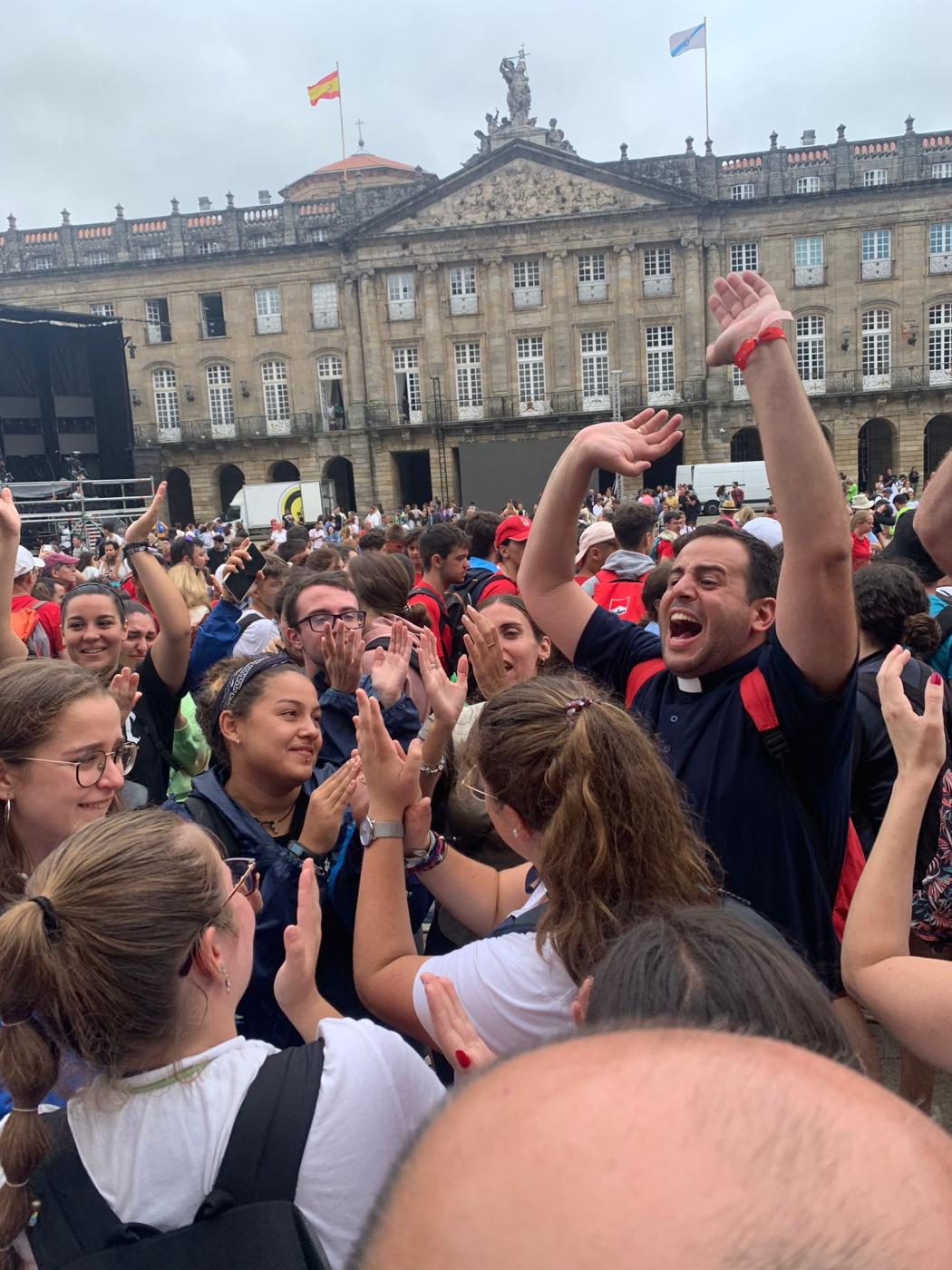 Los jóvenes de Málaga llegan a Santiago de Compostela para participar en la PEJ22