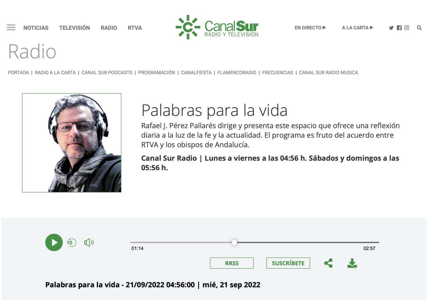 El Rosario en Canal Sur Radio