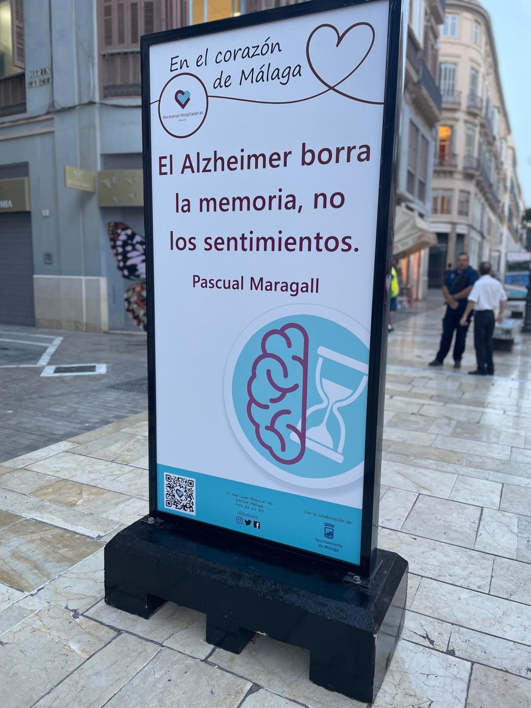 Exposición Hermanas Hospitalarias en calle Larios