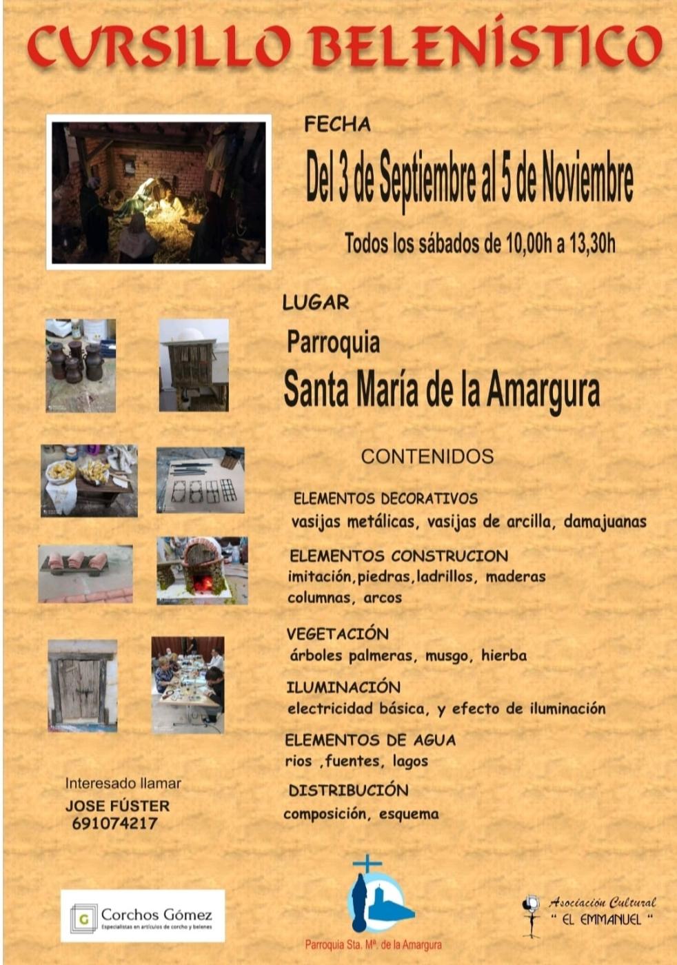 La parroquia de la Amargura pone en marcha un curso belenístico