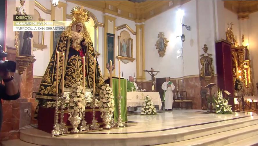 En el 75 aniversario de la Soledad de Alhaurín de la Torre: «La Virgen nunca jamás nos abandona»