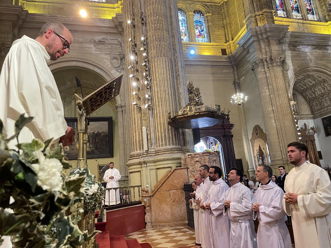 Ordenación de ocho diáconos en la Catedral de Málaga // E. LLAMAS