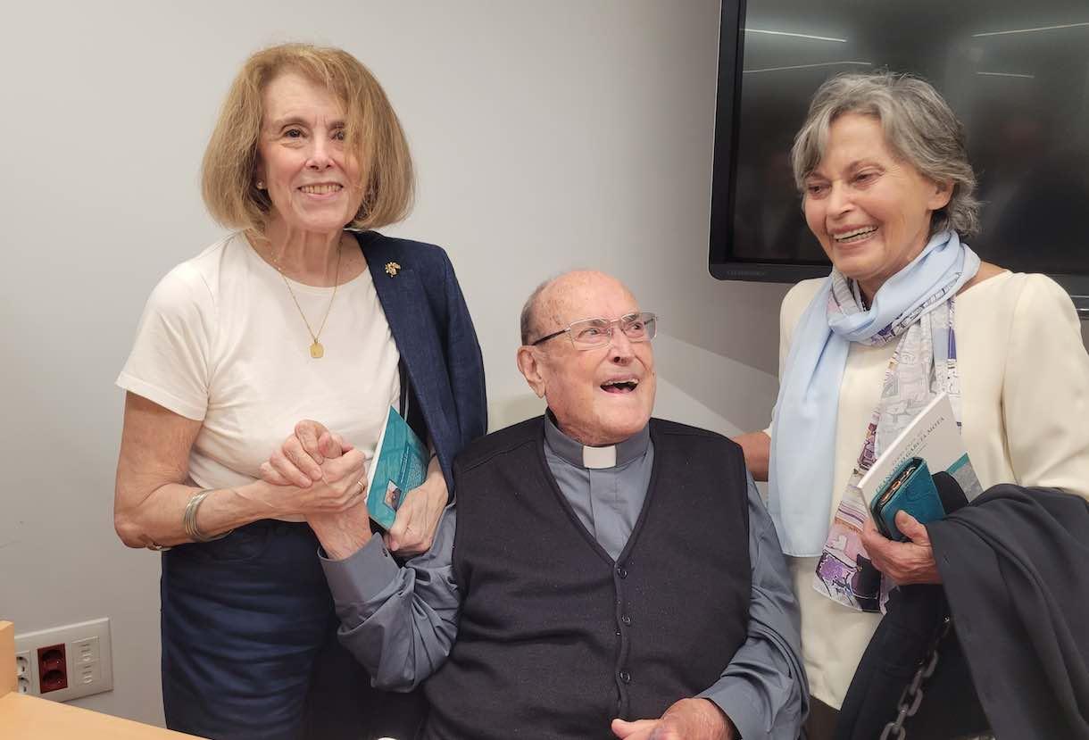 Rosa Francia junto a D. Francisco García Mota