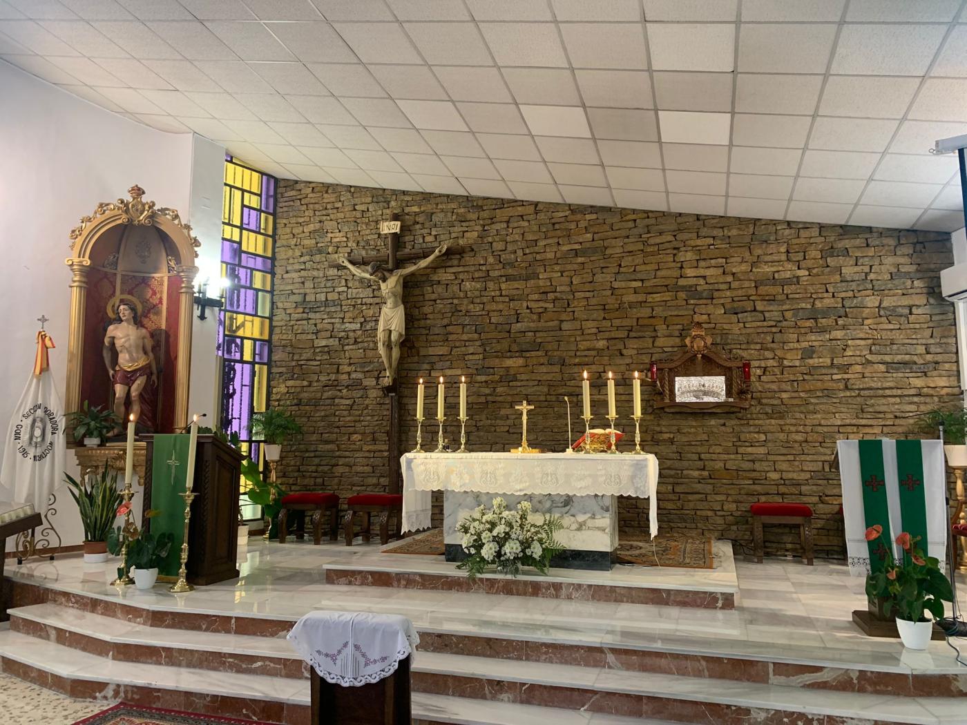 La parroquia de San Sebastián, en Coín, celebró sus bodas de oro