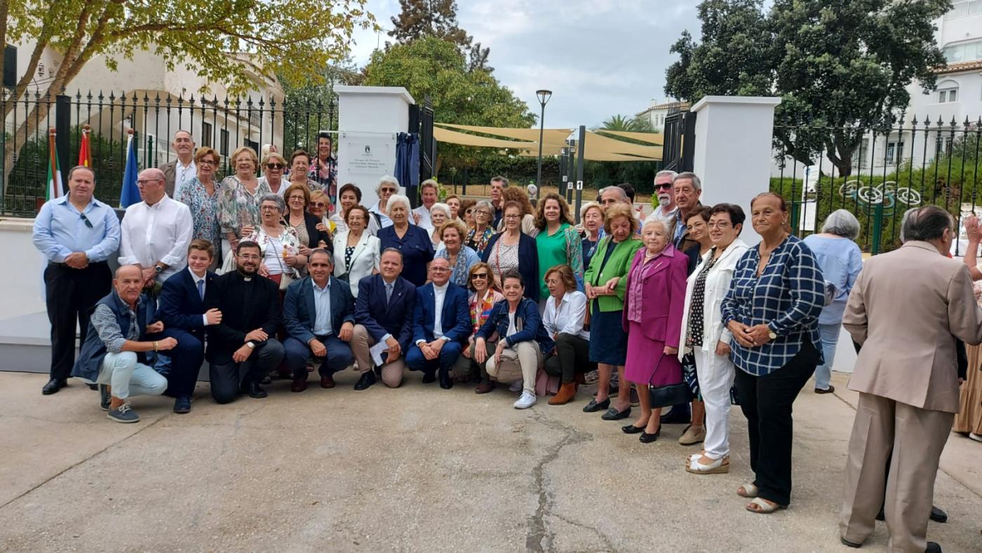 Inauguración del parque Antonio Jesús Carrasco Bootello en Marbella.