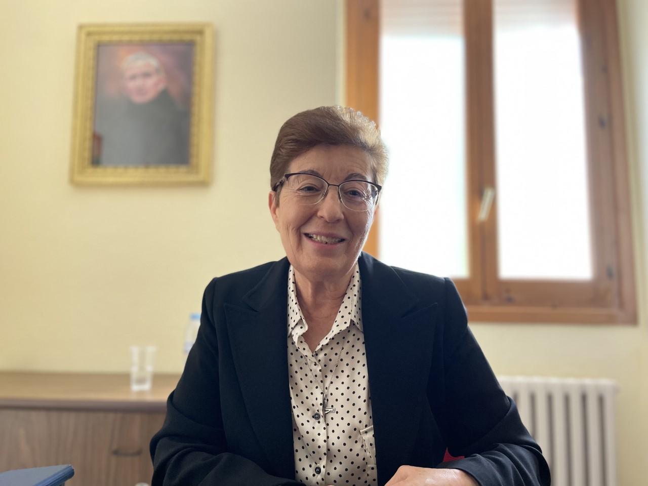 Superiora de las Hermanas Hospitalarias de Málaga, Mª Angustias Casado García // E. LLAMAS