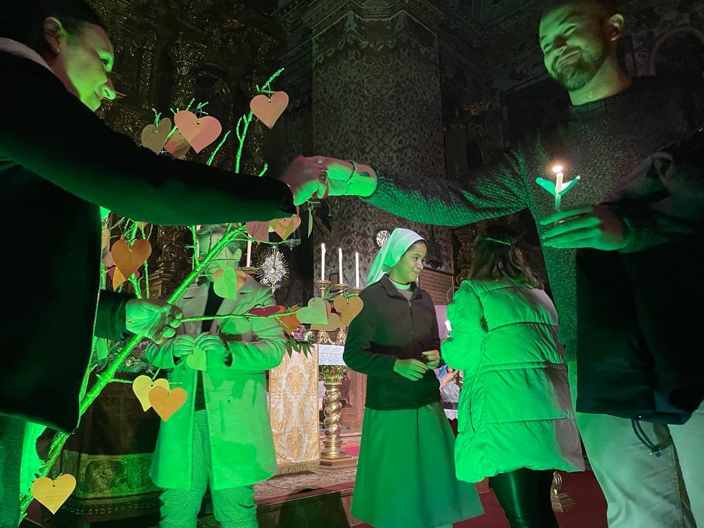 El arciprestazgo de Antequera vivió una Vigilia de la Inmaculada organizada por los jóvenes