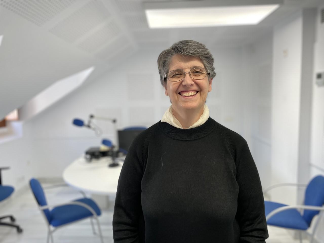 La directora actual de las Misioneras de las Doctrinas Rurales, la hermana Leticia Montero