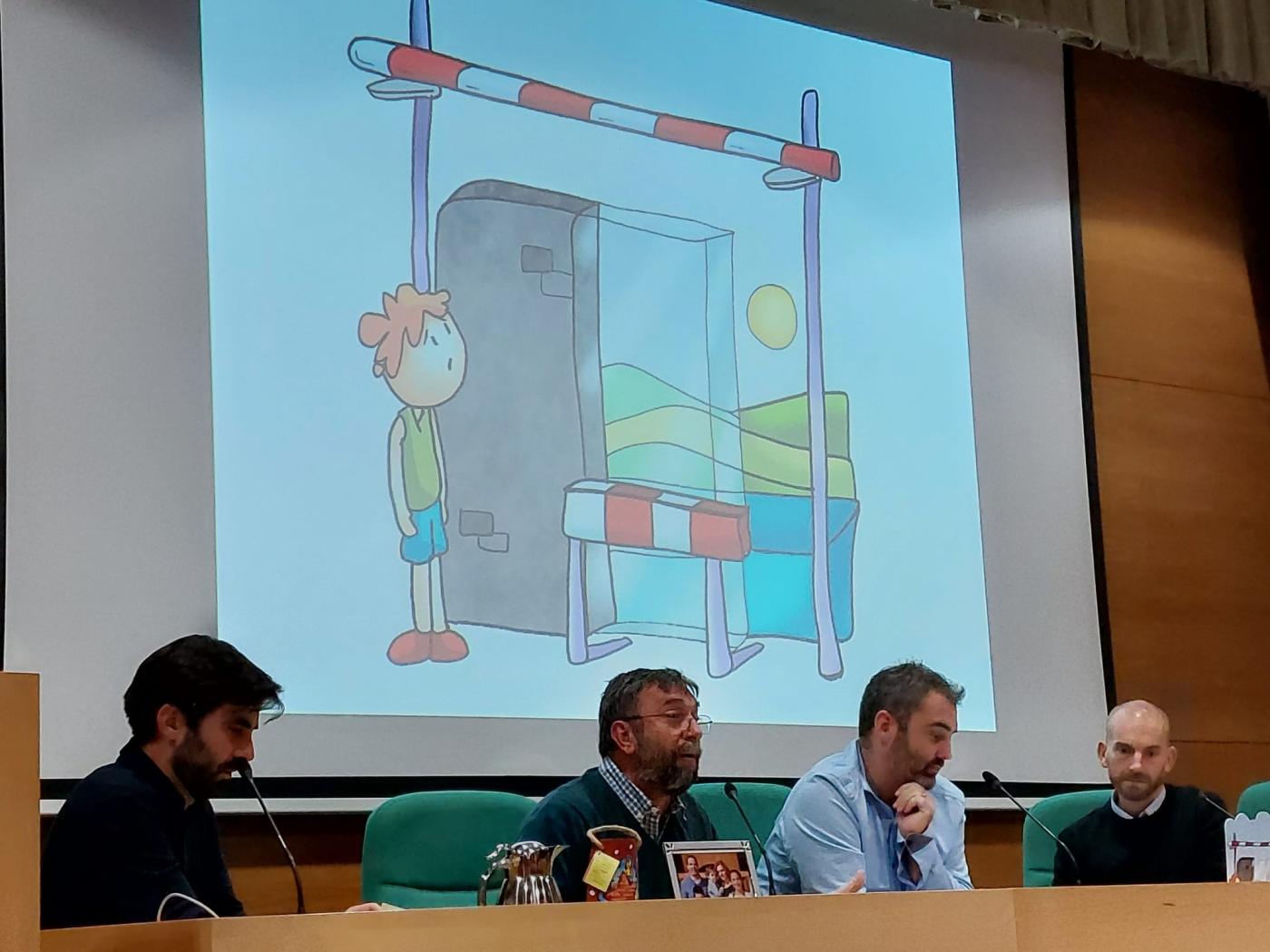 Fano, el "Donut" y Cristóbal nos presentan su obra "El Salto", que nació en Asperones