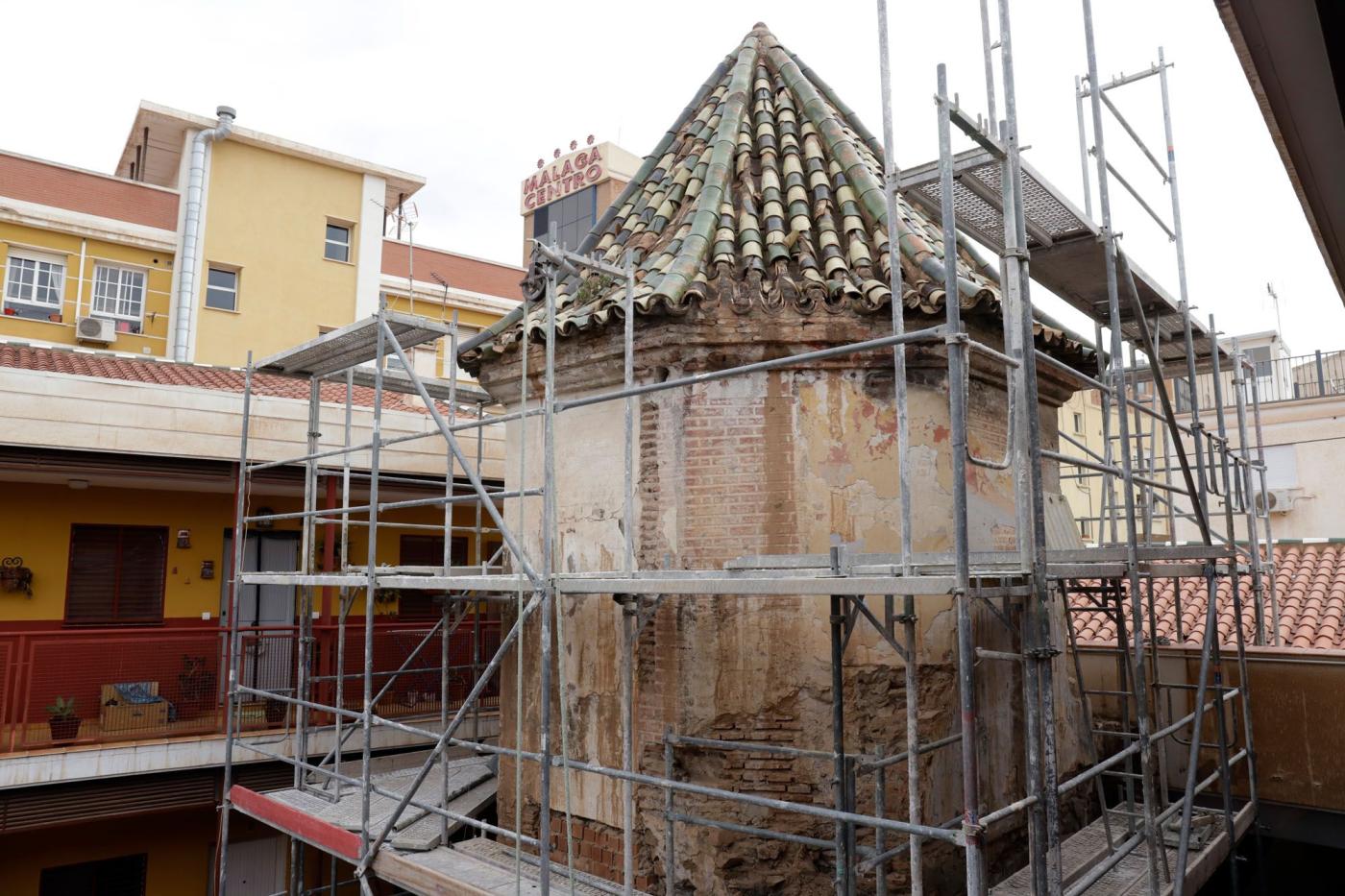 Camarín durante la restauración