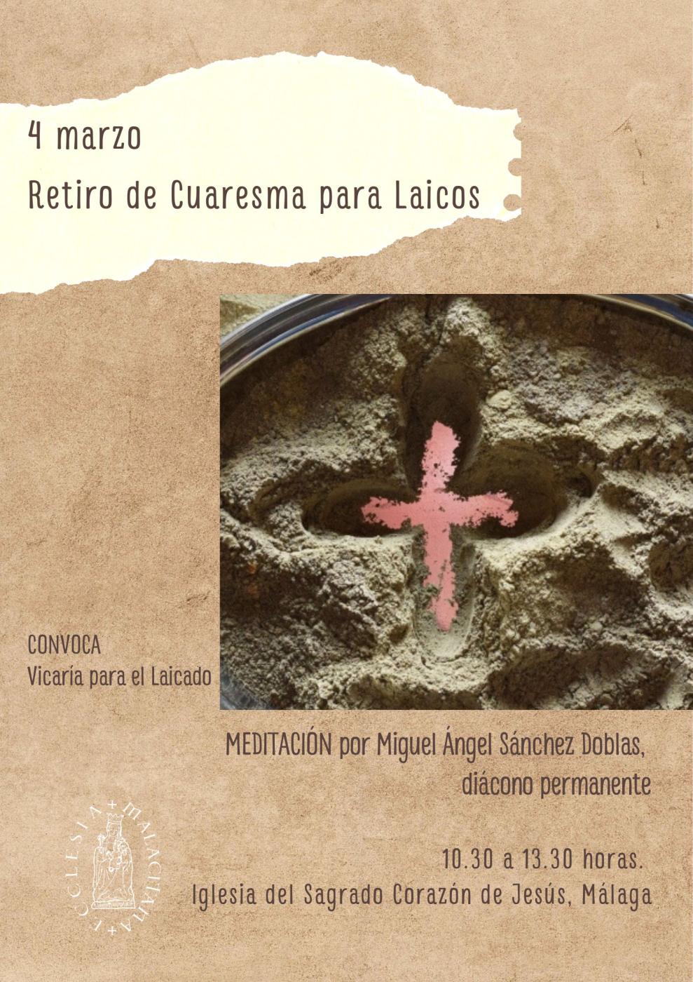 Los laicos, invitados a un día de retiro de Cuaresma