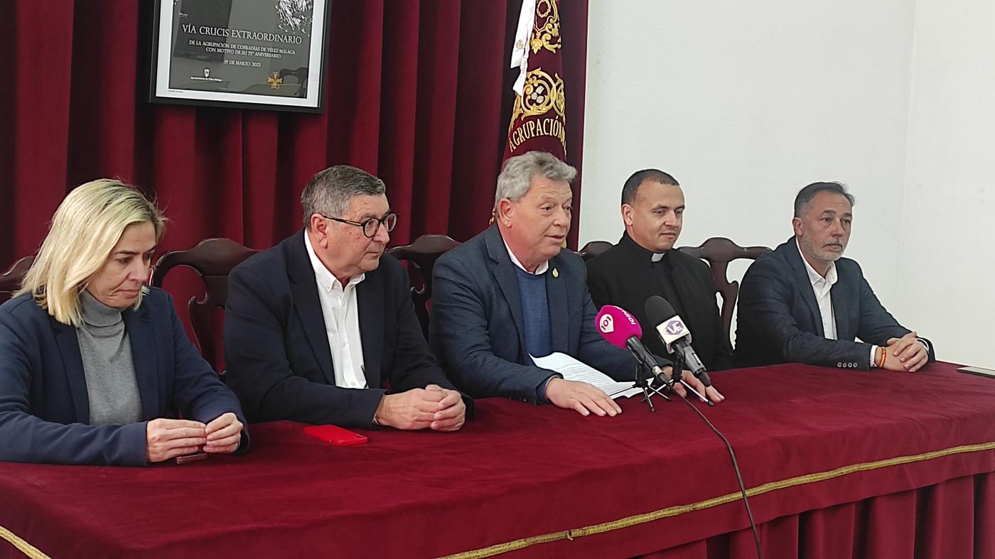 El Vía Crucis extraordinario de la Agrupación remontará a la Semana Santa veleña de 1688