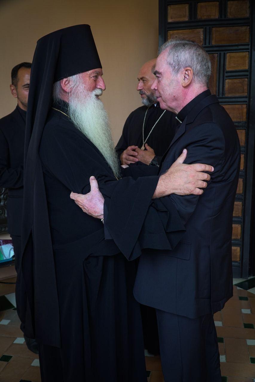 El Obispo de Málaga recibe a Mons. Veniamin, vicario de la Iglesia Ortodoxa de Ucrania