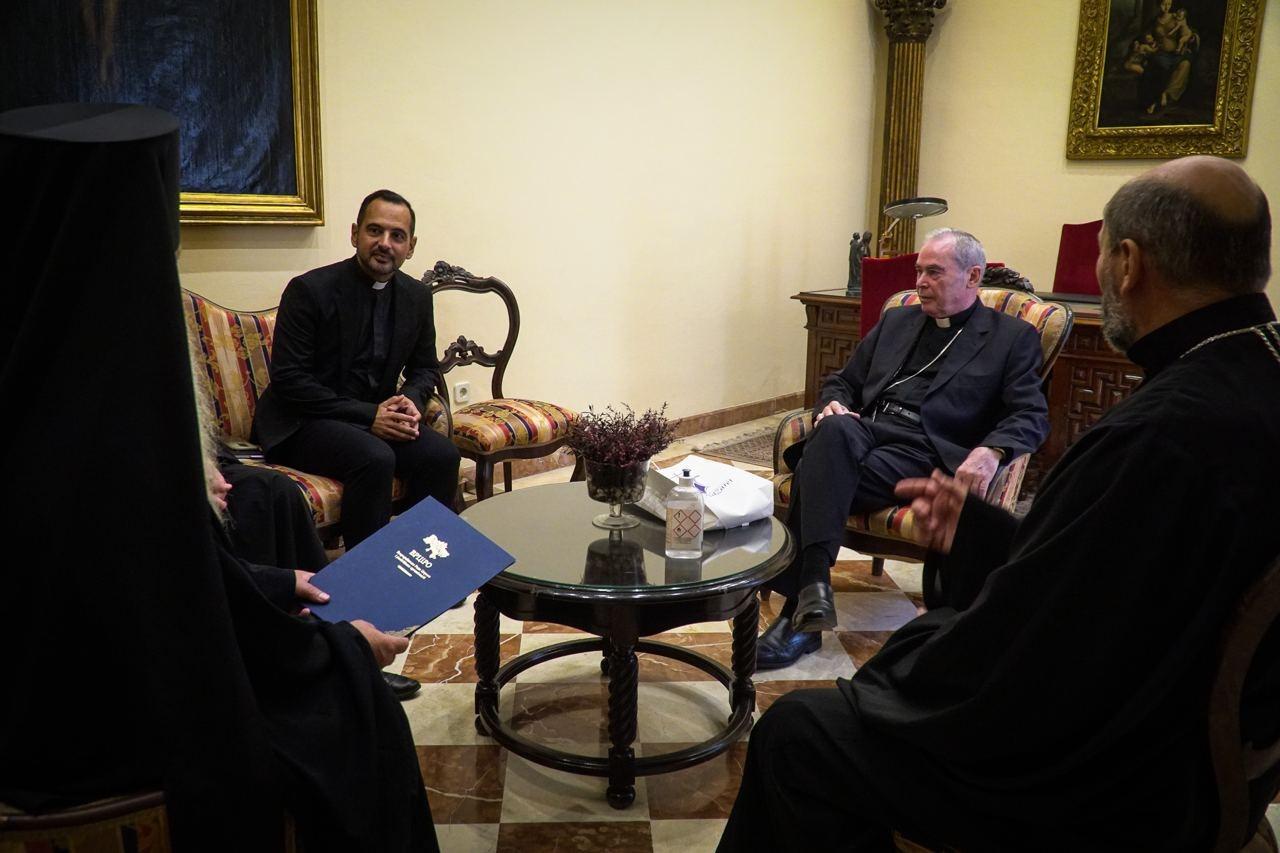 El Obispo de Málaga recibe a Mons. Veniamin, vicario de la Iglesia Ortodoxa de Ucrania