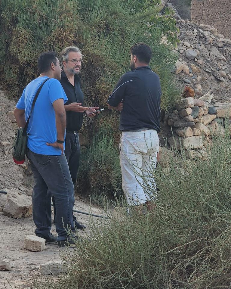 Miembros de Cáritas de Marruecos inspeccionan pueblos afectados por el terremoto. FOTO: Facebook Diócesis de Rabat