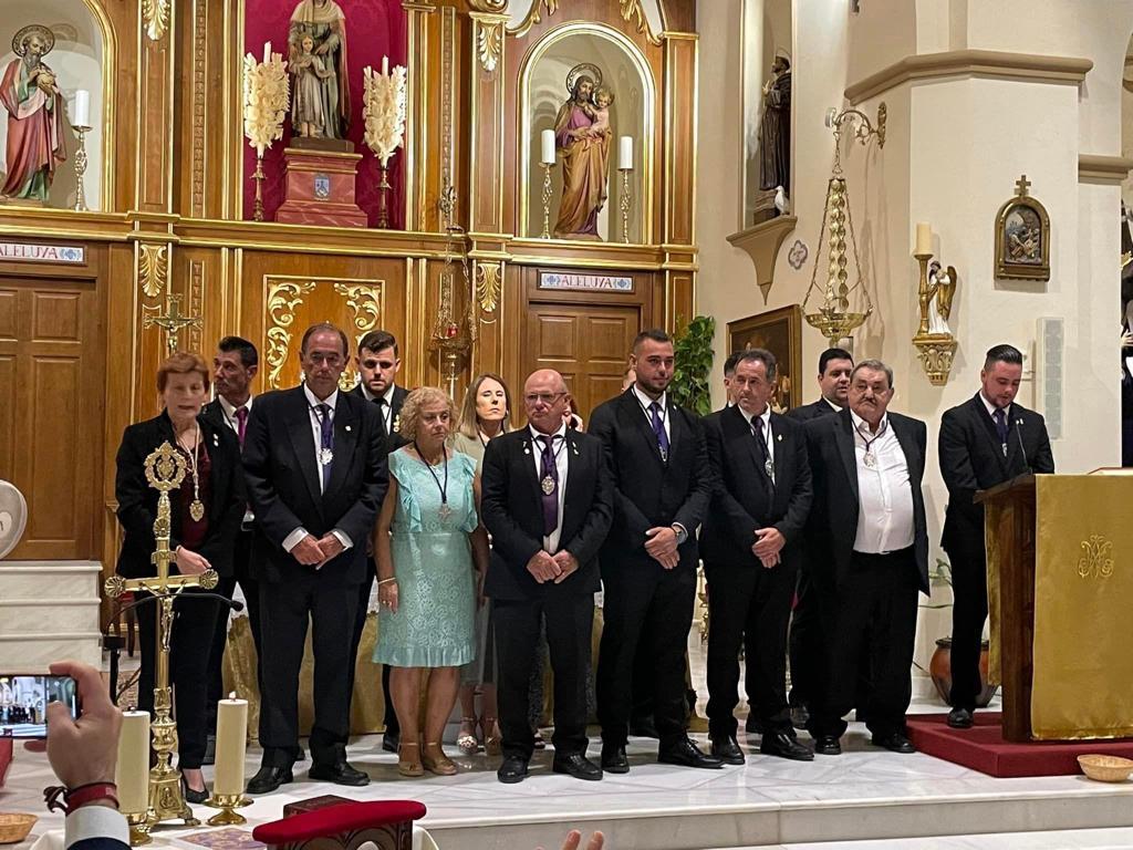 Nueva Junta de Gobierno de la Cofradía de Ntro. Padre Jesús y Ntra. Sra. de los Dolores de Algarrobo.