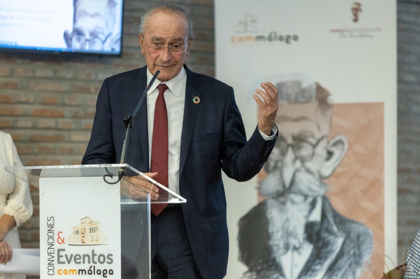 El alcalde de Málaga, Francisco de la Torre, durante su intervención