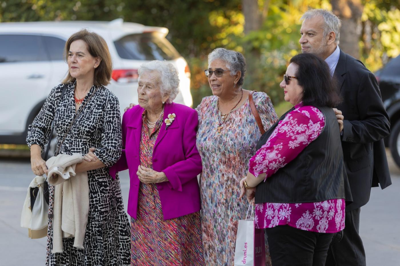 María José García-Morato Gálvez junto a familiares y Francisco García Villalobos