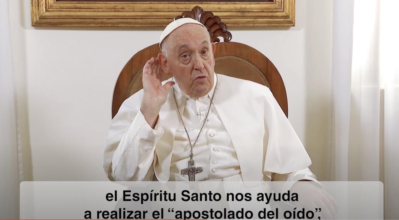 El Vídeo del Papa invita a rezar por el sínodo