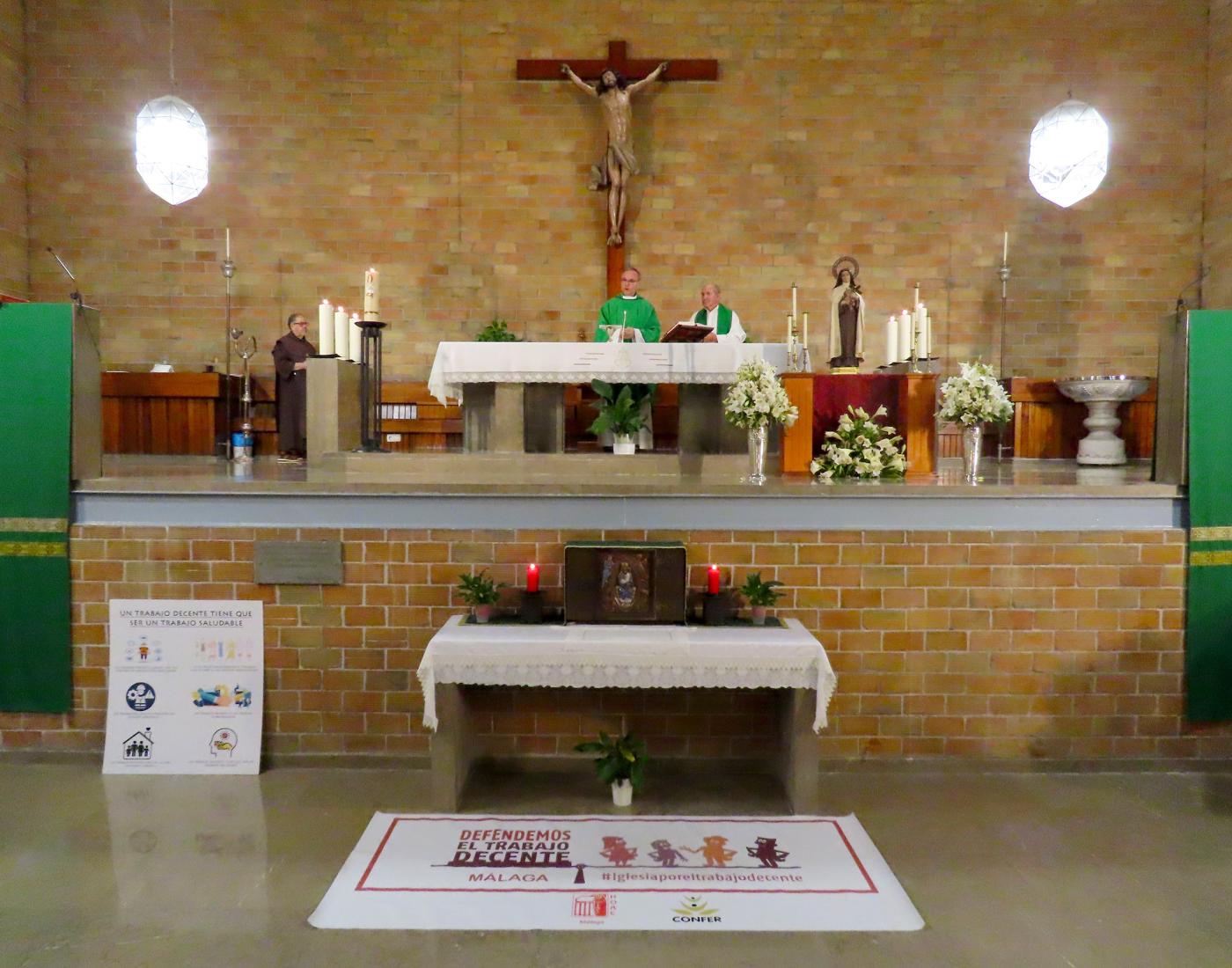 Eucaristía en la Jornada por el Trabajo Decente en Málaga / F. GUZMÁN