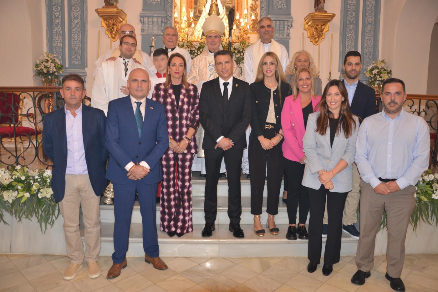 Bendición de la ermita de Nuestra Señora de las Nieves de Torrox, tras su restauración. FOTO: Ayuntamiento de Torrox