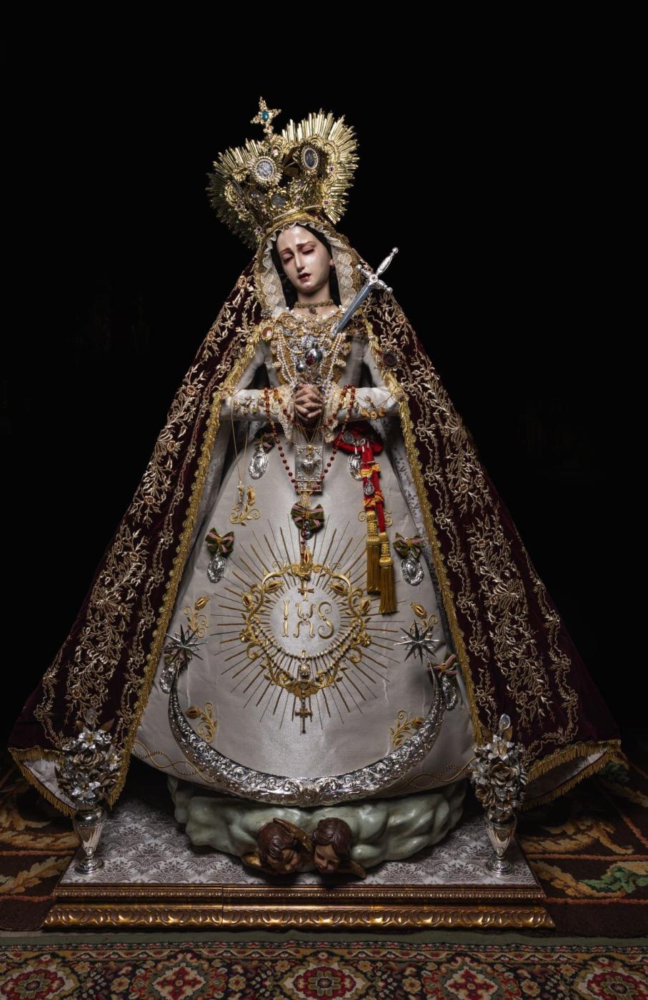 Imagen de la Virgen del Valle de la parroquia de la Natividad