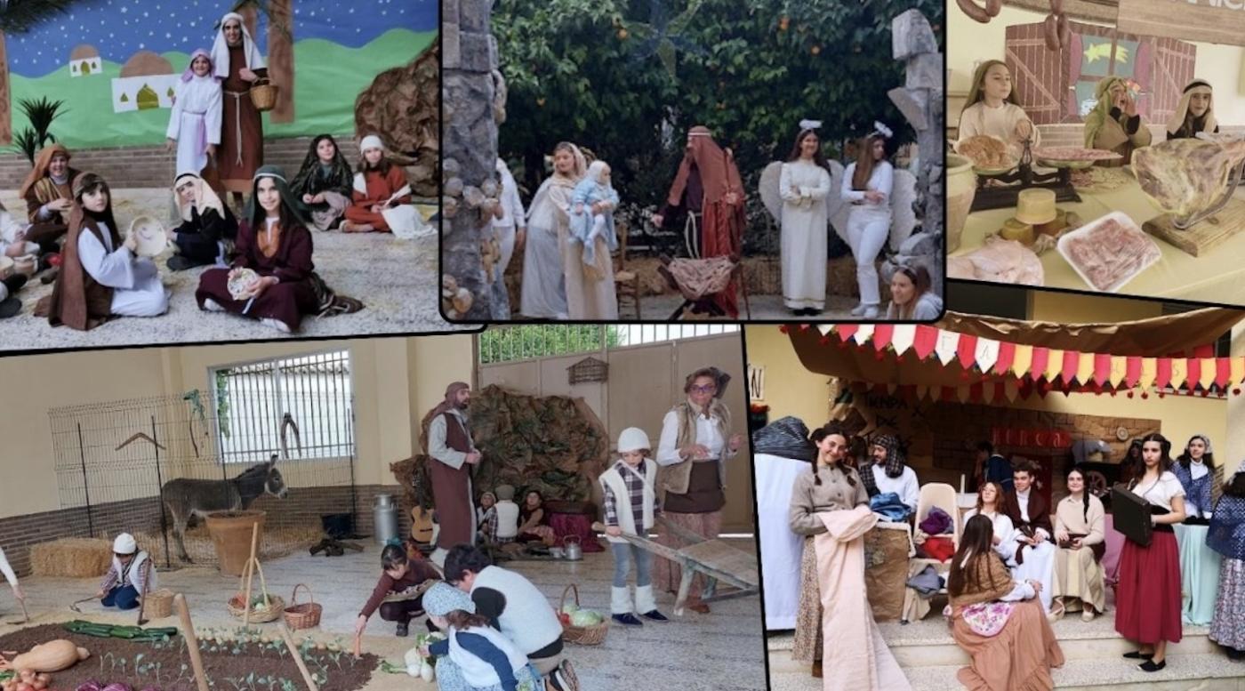 Más de 800 personas participan en el Magno Nacimiento Viviente del Colegio María Inmaculada de Antequera