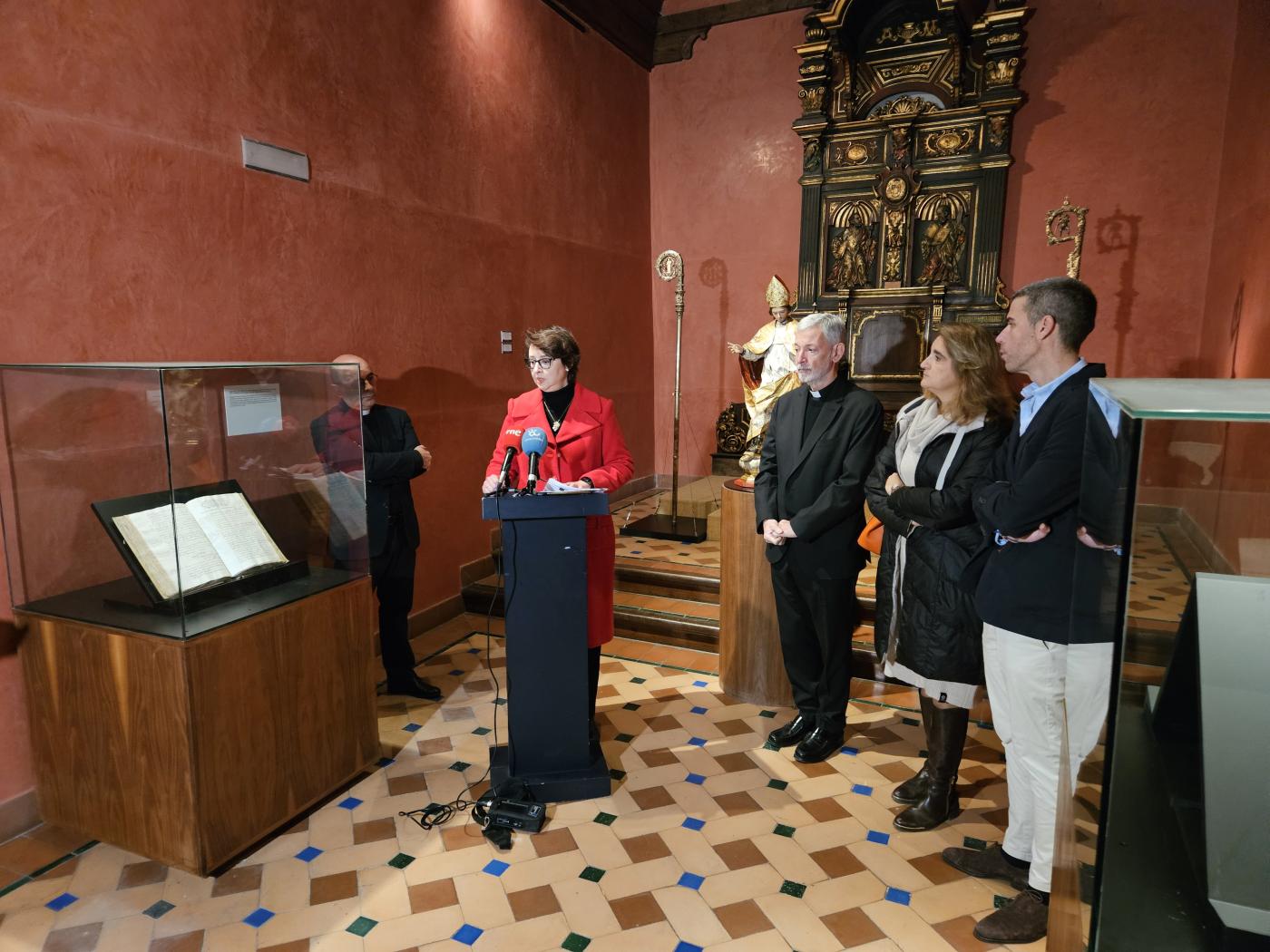 Rueda de prensa de presentación de la muestra: «Documentos para la Historia: música y ceremonial en Málaga durante el reinado de Fernando VII (1808-1833)»