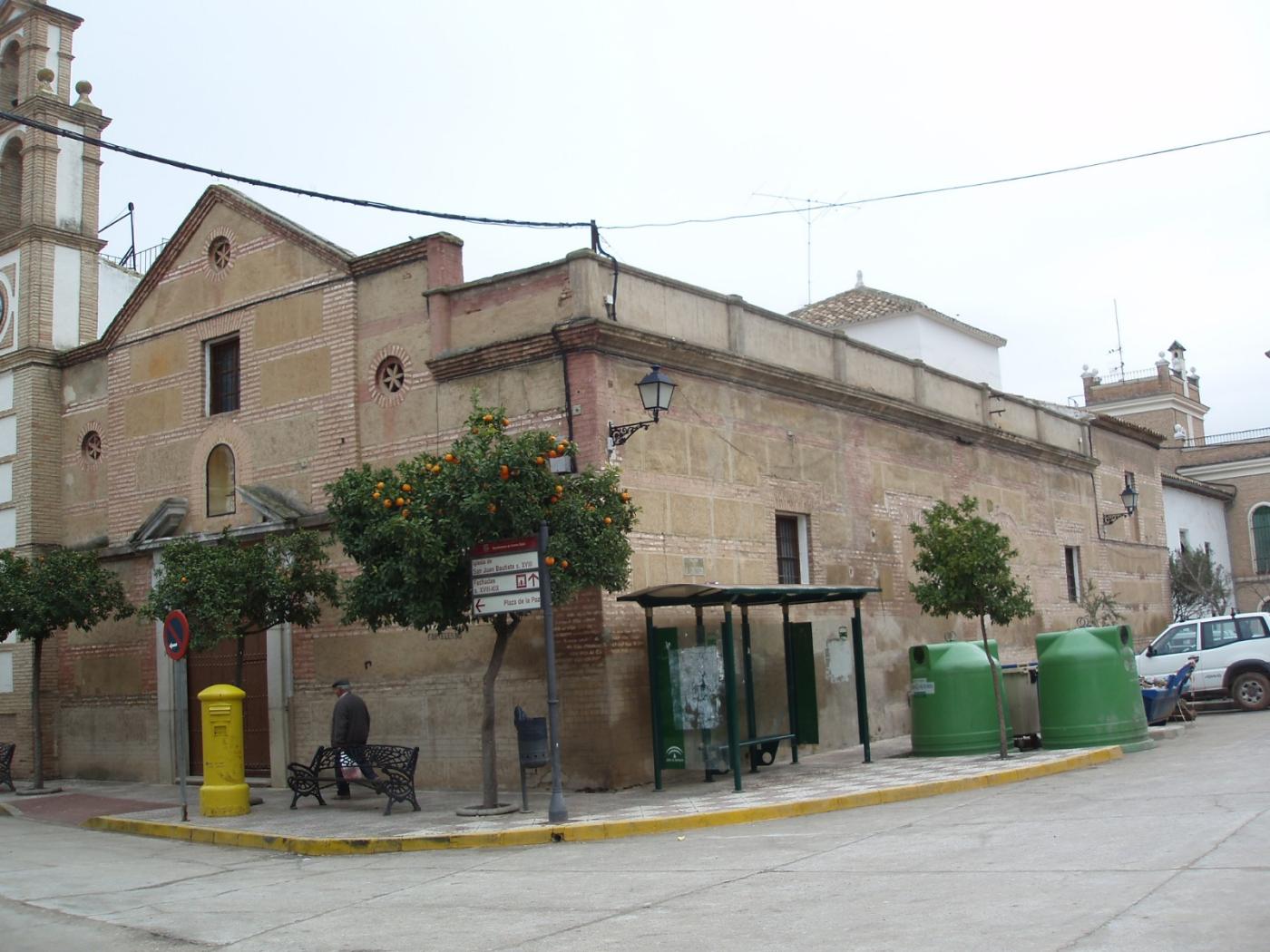Parroquia de San Juan Bautista, en Cuevas Bajas, antes de su restauración