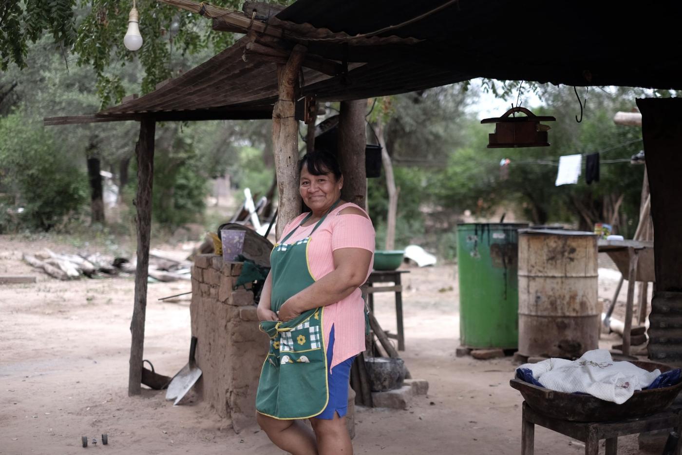 María Luisa Flores, panadera boliviana, fotografiada por Wara Vargas