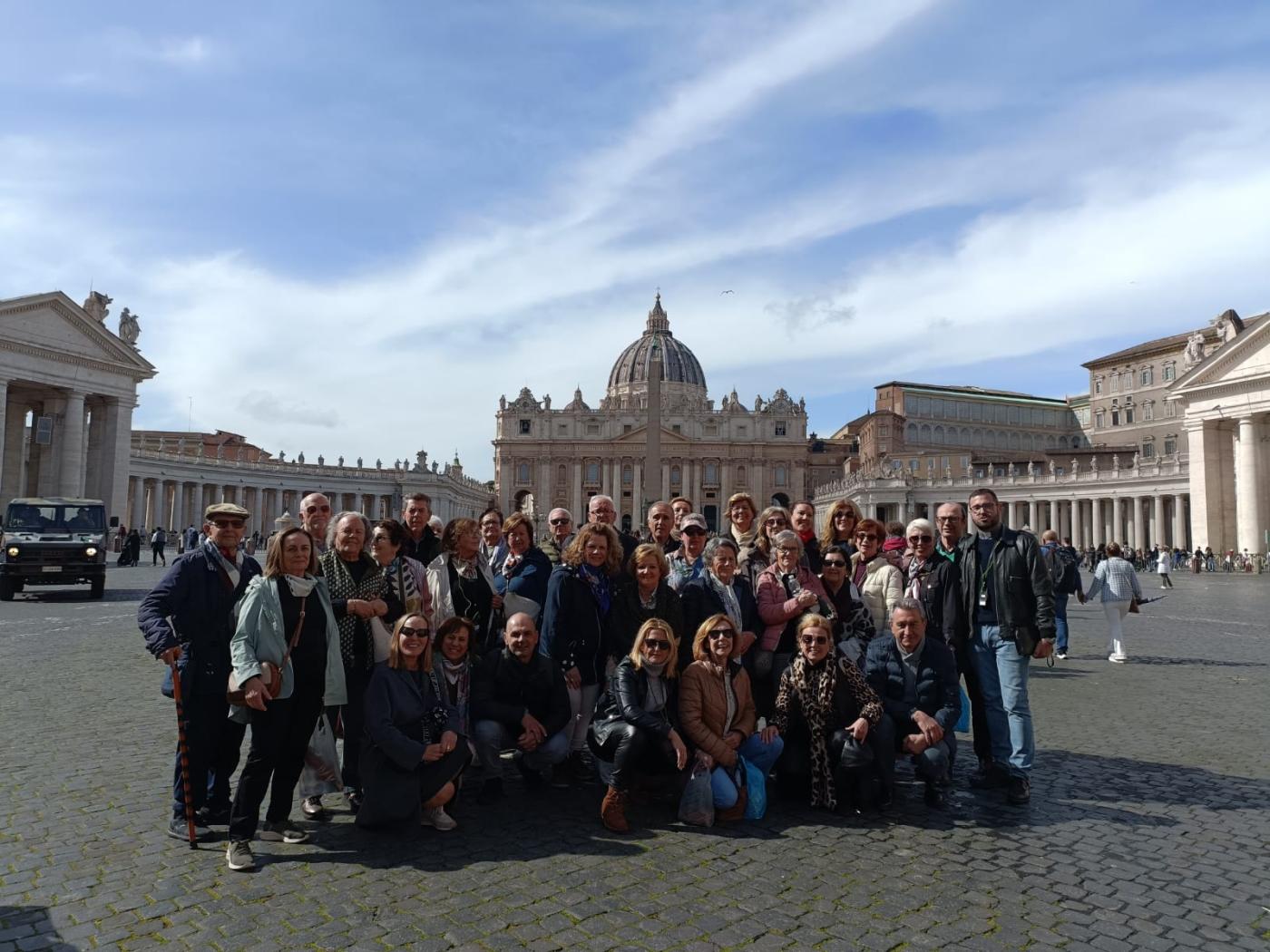 Peregrinación de la parroquia de Álora a Roma