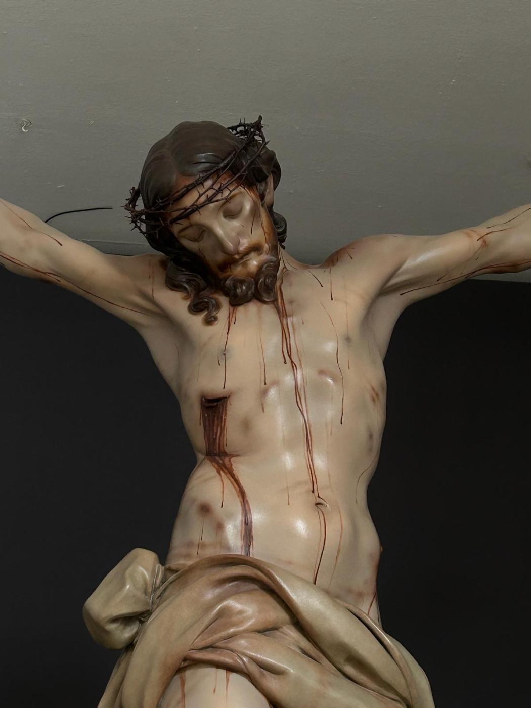 Casabermeja bendice una nueva imagen del Cristo de la Salud