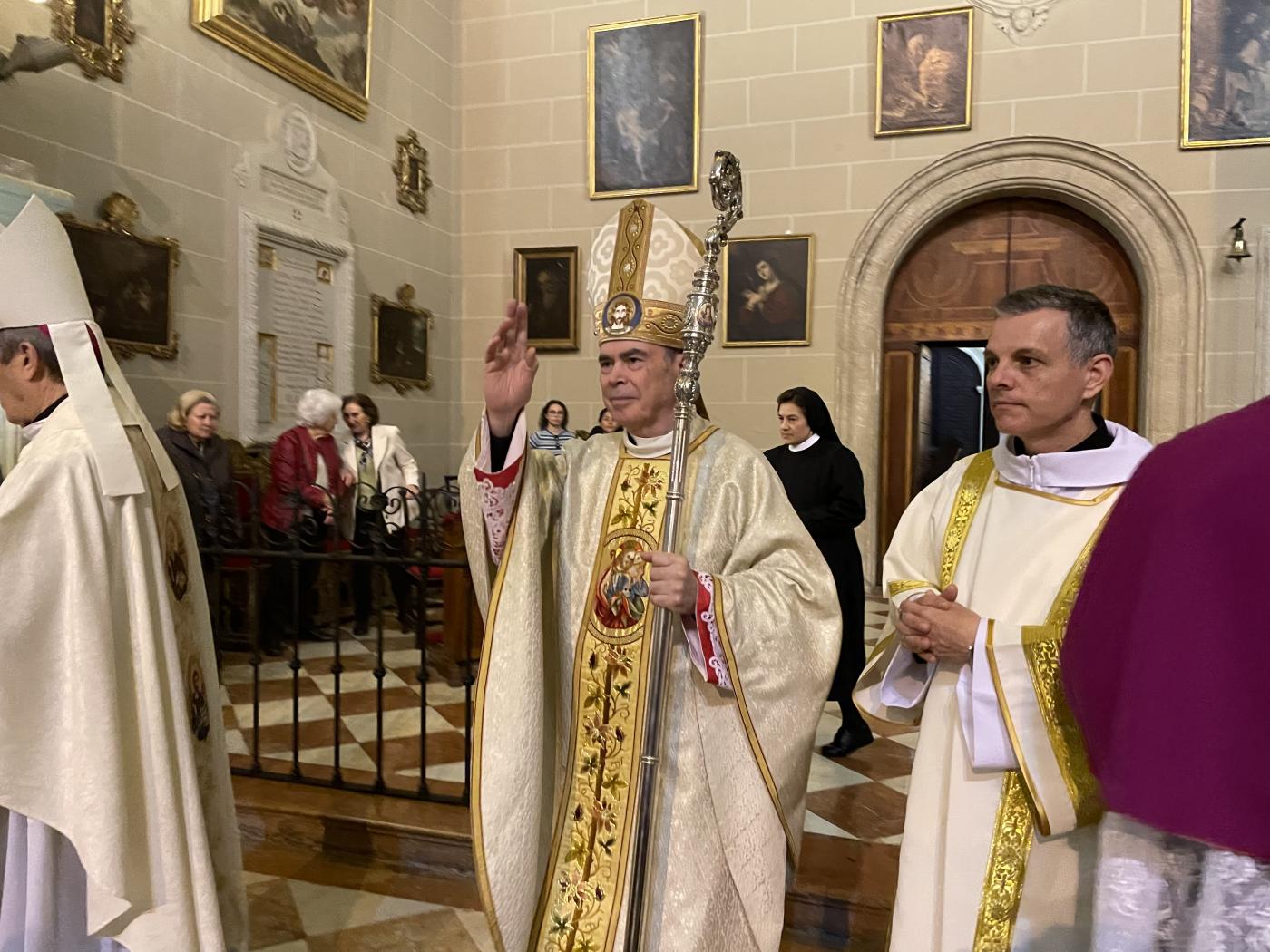 Misa Crismal 2024 en la Catedral de Málaga // E. LLAMAS
