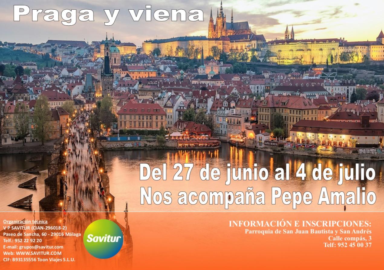 27 JUNIO AL 4 JULIO. La parroquia de San Juan Bautista y San Andrés de Coín peregrina a Praga y Viena