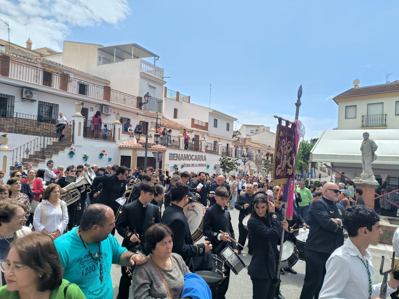 Más de 30 hermandades de san Isidro compartieron devoción en Benamocarra