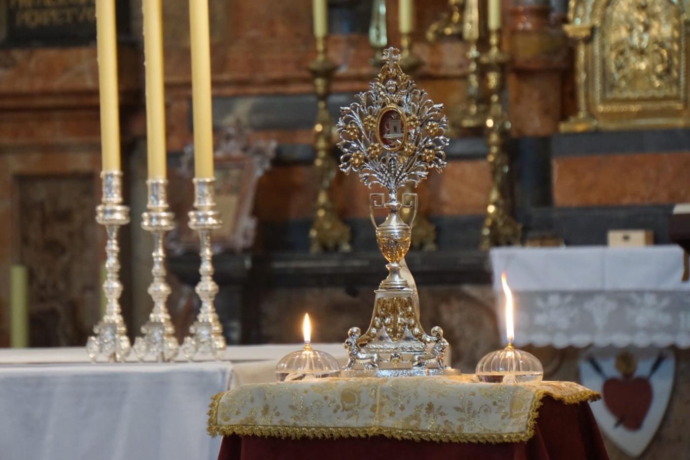 El 19 de mayo de 2024, durante el Triduo a Santa Rita de Casia, se hizo entrega de una reliquia insigne a la iglesia malagueña de San Agustín